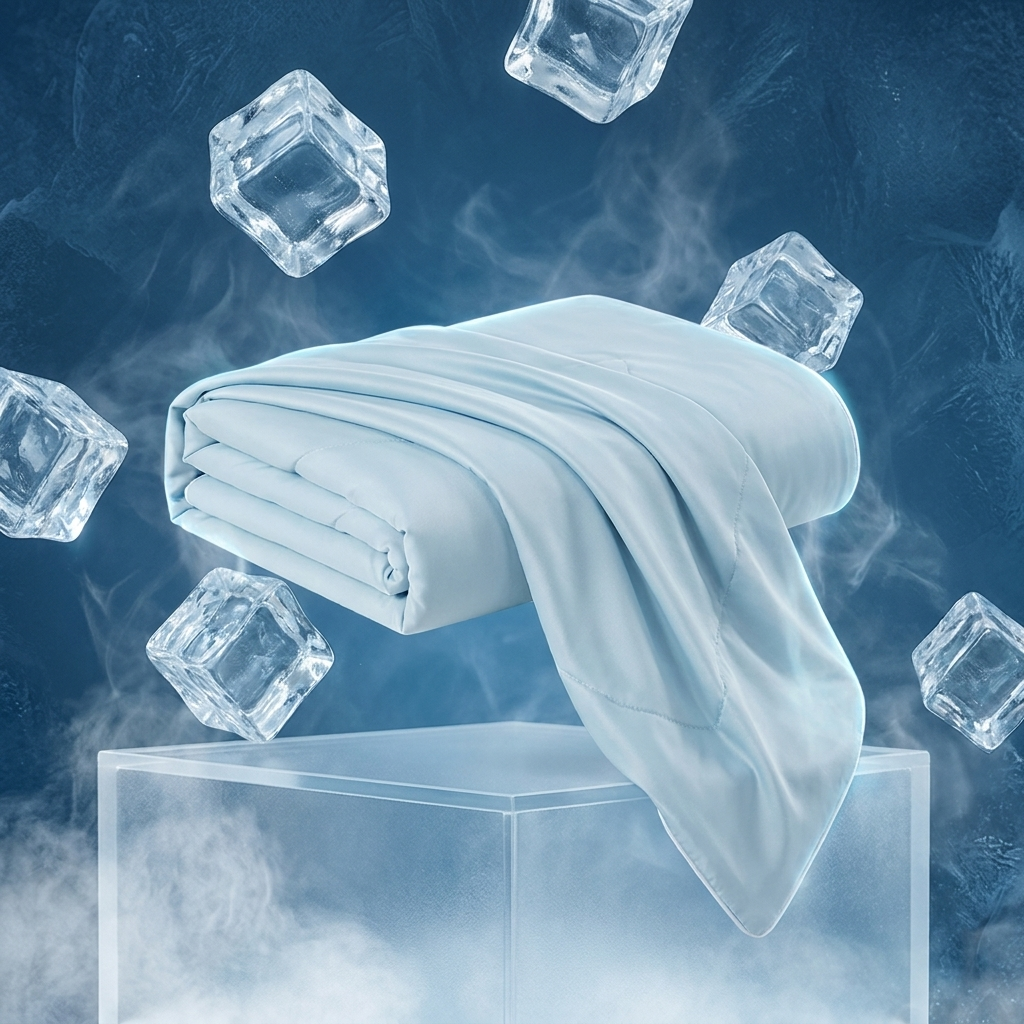 CloudFrost Cooling Blanket, Light Blue, ice studio