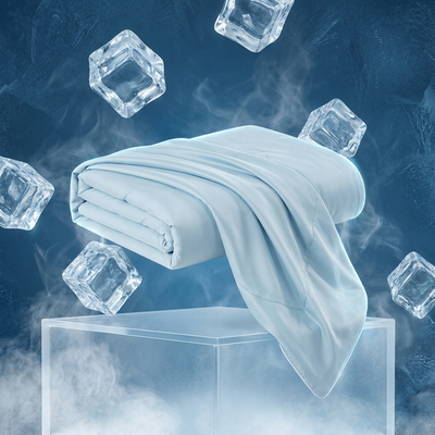 CloudFrost Cooling Blanket, Light Blue, ice studio