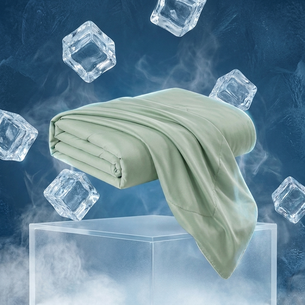 CloudFrost Cooling Blanket, Green, ice studio